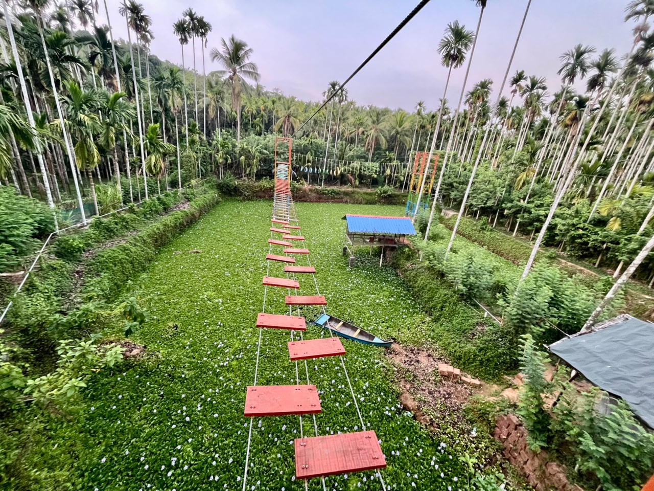 Rope bridge adventure
